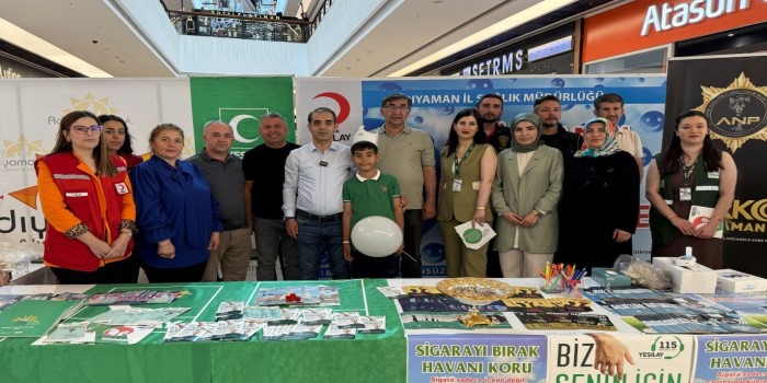 Adıyaman’da dünya tütünsüz günü etkinliği düzenlendi